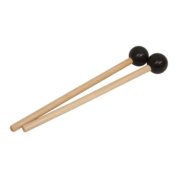 Idiopan Mallets-7-Inch Mallets with 1-Inch Ball - Pair - Black